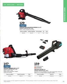 Promo Aspirateur Souffleur dans le catalogue E.Leclerc du moment à la page 21