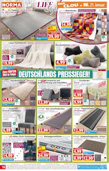 Teppich im Norma Prospekt "Mehr fürs Geld" mit 20 Seiten (Würzburg)