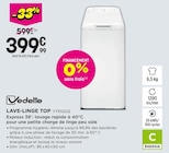 Lave-linge top - Vedette - Pulsat à Saint-Mandé Lave-linge top - Vedette en promo chez Pulsat Saint-Mandé à 399,99 €