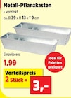Aktuelles Metall-Pflanzkasten Angebot bei Thomas Philipps in Leipzig ab 1,99 €