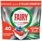 Tablettes lave-vaisselle tout en 1 platinium plus original x40 - FAIRY en promo chez Intermarché Pau à 8,15 €