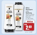 combi - Gliss Shampoo Angebot im Prospekt Gliss Shampoo bei combi im Prospekt "" für 2,49 €