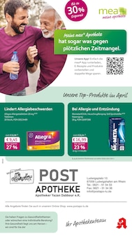 mea - meine apotheke Prospekt Unsere April-Angebote mit 4 Seiten