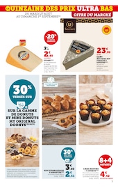 Promos Mini-Gâteau dans le catalogue "La quinzaine des prix ultra bas spécial rentrée" de U Express à la page 7