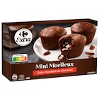 Mini Moelleux Cœur fondant au chocolat congelés - CARREFOUR EXTRA en promo chez Carrefour Villeneuve-Saint-Georges à 3,89 €