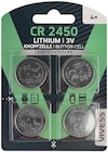 Lithium Knopfzellen CR2450 im Angebot bei REWE in Fürth Lithium Knopfzellen CR2450 Angebote von VIVESS bei REWE Fürth für 2,49 €