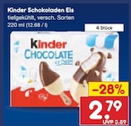 Schokoladen Eis Angebote von Kinder bei Netto Marken-Discount Hof für 2,79 €