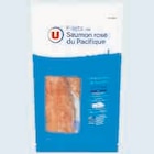 Filets de saumon rose du pacifique surgelés - U en promo chez U Express Lyon à 5,59 €