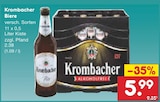 Biere von Krombacher für 5,99 € bei Netto Marken-Discount im Angebot Biere von Krombacher im aktuellen Netto Marken-Discount Prospekt
