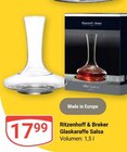 Glaskaraffe Salsa im Angebot bei GLOBUS in Leipzig Glaskaraffe Salsa Angebote von Ritzenhoff & Breker bei GLOBUS Leipzig für 17,99 €