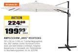 AMPELSCHIRM „AROS“ RECHTECKIG bei OBI im Beuna Prospekt für 199,99 €