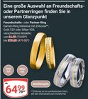 Freundschafts- oder Partner-Ring Gold 333 im Angebot bei GLOBUS in Halle Freundschafts- oder Partner-Ring Gold 333 Angebote bei GLOBUS Halle für 64,99 €