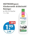 pure Glaskeramik- & Edelstahl Reiniger von HEITMANN im aktuellen V-Markt Prospekt für 1,99 €