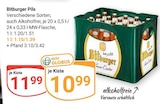 Pils Angebote von Bitburger bei GLOBUS Wiesbaden für 10,99 €