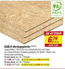 OSB/3-Verlegeplatte Angebote bei toom Baumarkt Paderborn für 7,29 €