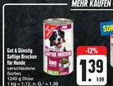 Saftige Brocken für Hunde von Gut & Günstig im aktuellen E center Prospekt für 1,39 €