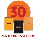 Intermarché Hyper Saint-Etienne-de-Cuines - Promo 30% avantage carte sur les blocs RHODIA Promo 30% avantage carte sur les blocs RHODIA à dans le catalogue Intermarché Hyper à Saint-Etienne-de-Cuines