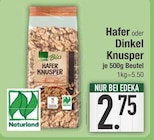 Backzutaten im EDEKA Prospekt Hafer Knusper von Naturland im aktuellen EDEKA Prospekt für 2,75 €