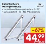 Balkonkraftwerk Montagehalterung von VESKA im aktuellen Netto Marken-Discount Prospekt