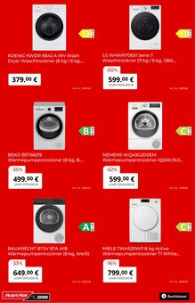 Wäschetrockner im MediaMarkt Saturn Prospekt "LET'S GO! DEALS Kostenlos geliefert!" mit 19 Seiten (Duisburg)