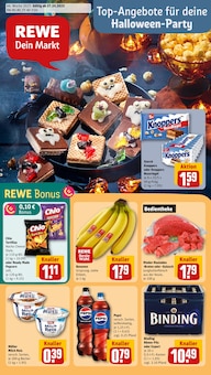 REWE Prospekt der Woche "Dein Markt" Seite 1, 27.10.2025 bis 01.11.2025 für Bodenheim Aktueller REWE Prospekt "Dein Markt" Seite 1 von 31 Seiten für Bodenheim
