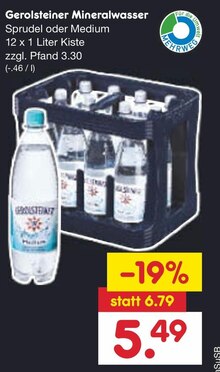 Mineralwasser bei Netto Marken-Discount in Hattingen Mineralwasser im Angebot bei Netto Marken-Discount Hattingen für 5,49 €