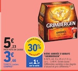 Bière Ambrée d'Abbaye - Grimbergen dans le catalogue E.Leclerc