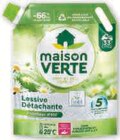 Lessive liquide - MAISON VERTE - Super U à Antibes Lessive liquide - MAISON VERTE en promo chez Super U Antibes à 5,04 €