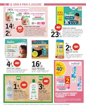 Promos Hygiène dans le catalogue "SPÉCIAL BÉBÉ" de E.Leclerc à la page 18 Promos Hygiène dans le catalogue "SPÉCIAL BÉBÉ" de E.Leclerc à la page 18
