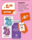 Eye Pads oder Tuchmaske bei Müller im Prospekt "" für 0,77 €