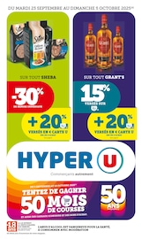 Catalogue Supermarchés Hyper U en cours à Malpas et alentours, "Hyper U", 40 pages, 23/09/2025 - 05/10/2025