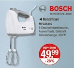 Handmixer von Bosch im aktuellen V-Markt Prospekt für 49,99 €