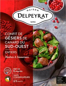 Confit de gésiers de canard du Sud-Ouest entiers - Monoprix à Paris Confit de gésiers de canard du Sud-Ouest entiers en promo chez Monoprix Paris à 4,89 €