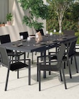 Table de jardin extensible en promo chez Castorama Table de jardin extensible dans le catalogue Castorama