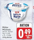 Milchreis von Müller für 0,49 € bei EDEKA im Angebot Milchreis von Müller im aktuellen EDEKA Prospekt