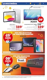 Tablette Angebote im Prospekt "LES PRIX BAS de Noël" von Hyper U Tablette Angebote im Prospekt "LES PRIX BAS de Noël" von Hyper U auf Seite 12