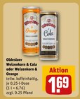 Weizenkorn & Cola oder Weizenkorn & Orange Angebote von Oldesloer bei REWE Ratekau für 1,69 €