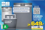 Geschirrspüler SN53ES22CE Angebote von SIEMENS bei EURONICS Hagen für 649,00 €