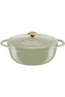 Cocotte Tefal Tefal Cocotte AIR SOFT LIGHT Green Lichen ovale 30x23cm en fonte d'aluminium induction E2668925 - Tefal en promo chez Darty Cocotte Tefal Tefal Cocotte AIR SOFT LIGHT Green Lichen ovale 30x23cm en fonte d'aluminium induction E2668925 - Tefal dans le catalogue Darty