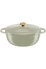 Cocotte Tefal Tefal Cocotte AIR SOFT LIGHT Green Lichen ovale 30x23cm en fonte d'aluminium induction E2668925 - Tefal dans le catalogue Darty