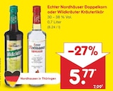 Doppelkorn oder Wildkräuter Kräuterlikör im Angebot bei Netto Marken-Discount in Berlin Doppelkorn oder Wildkräuter Kräuterlikör Angebote von Echter Nordhäuser bei Netto Marken-Discount Berlin für 5,77 €