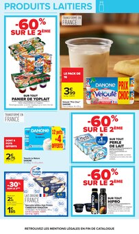 Promotion Yaourt nature dans le prospectus Carrefour, valable du 29/09/2026 au 12/10/2026 Promo Yaourt nature dans le catalogue Carrefour du moment à la page 25