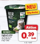 Joghurt mild im Angebot bei Markant Nordwest in Bad Oeynhausen Joghurt mild Angebote von Naturwert Bio bei Markant Nordwest Bad Oeynhausen für 0,39 €