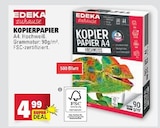 Kopierpapier A4 Angebote von EDEKA zuhause bei Marktkauf Ravensburg für 4,99 €