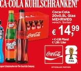 Coca-Cola Mehrweg im Trinkgut Prospekt Coca-Cola Mehrweg von Coca-Cola im aktuellen Trinkgut Prospekt für 14,99 €