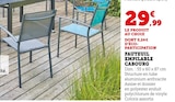 Fauteuil empilable Cabourg - Hyper U à Le Mans Fauteuil empilable Cabourg en promo chez Hyper U Le Mans à 29,99 €