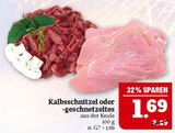 Kalbsschnitzel oder -geschnetzeltes Angebote bei Marktkauf Altenburg für 1,69 €