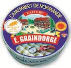 Camembert AOP au lait cru de normandie - E.GRAINDORGE en promo chez Super U Camembert AOP au lait cru de normandie - E.GRAINDORGE dans le catalogue Super U