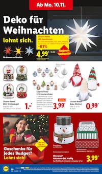 Schneekugel im aktuellen Lidl Prospekt (Essen) Schneekugel im Lidl Prospekt "LIDL LOHNT SICH" mit 68 Seiten (Essen)
