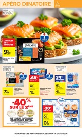 Promos Saumon Fumé dans le catalogue "LE MOIS MONOPOLY" de Carrefour Saumon Fumé en promo dans le catalogue Carrefour à la page 43